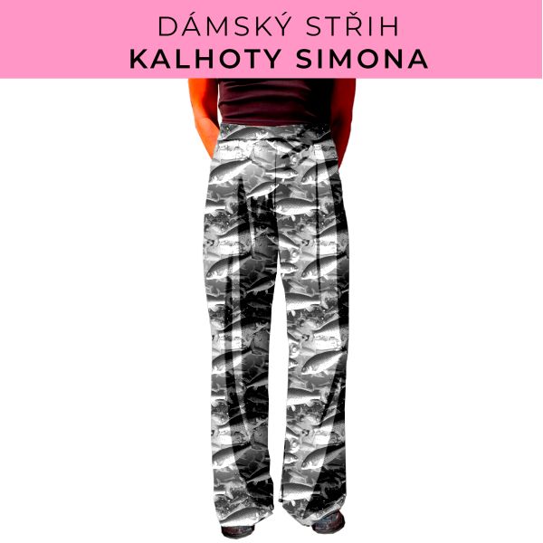 Dámský střih - kalhoty Simona