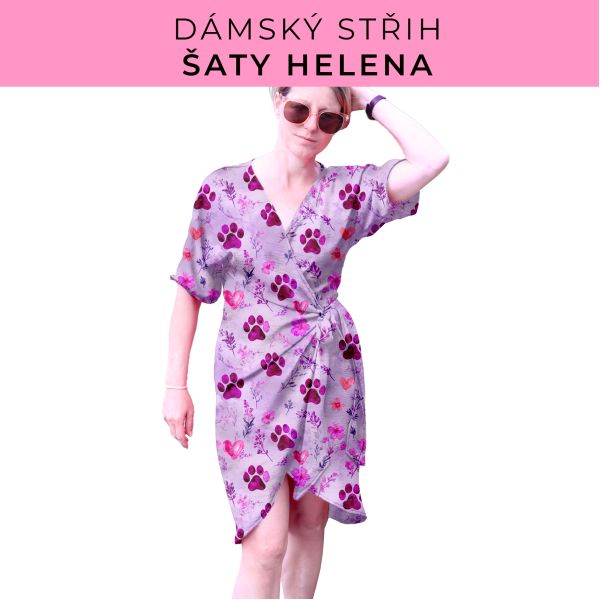 Dámský střih na šaty  Helena