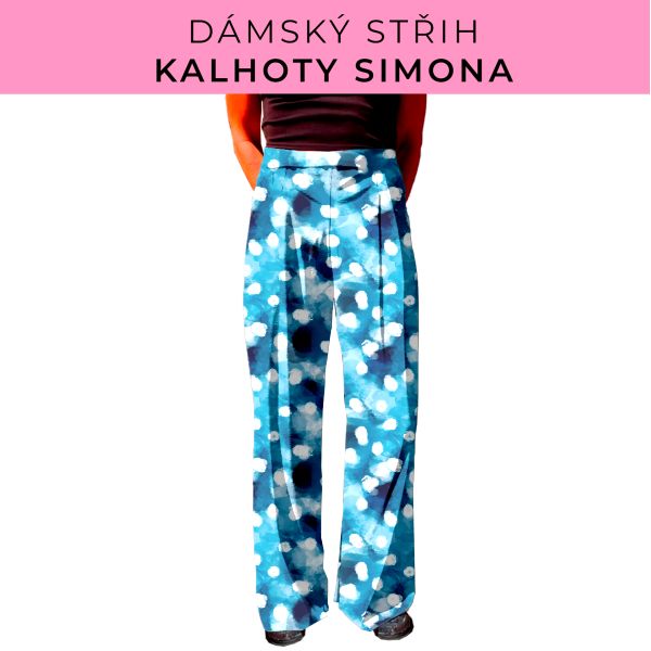 Dámský střih - kalhoty Simona