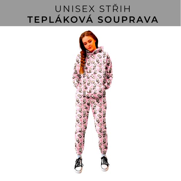 DÁMSKÝ střih - SET mikina a tepláky 
