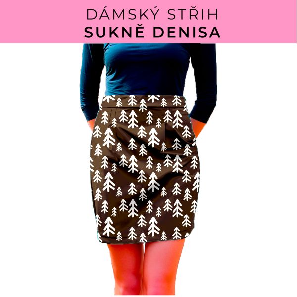 Dámský střih - Dámská sukně Denisa
