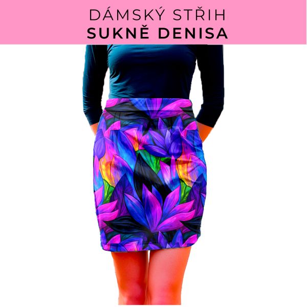Dámský střih - Dámská sukně Denisa