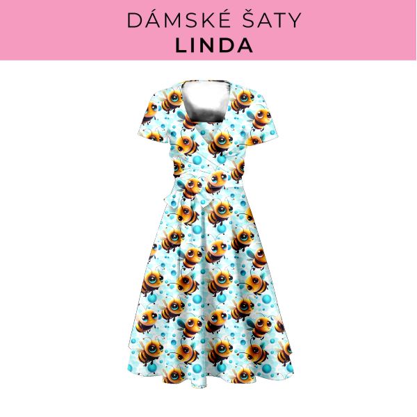 DÁMSKÝ střih - šaty Linda