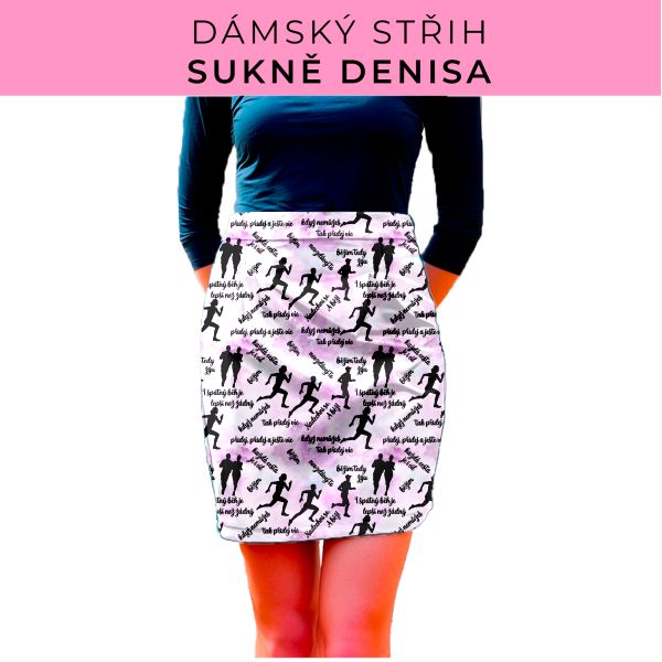 Dámský střih - Dámská sukně Denisa