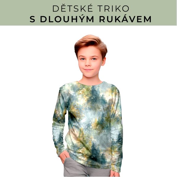DĚTSKÝ střih - triko dlouhý rukáv