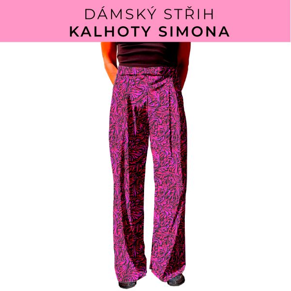 Dámský střih - kalhoty Simona