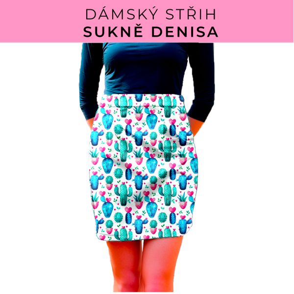 Dámský střih - Dámská sukně Denisa