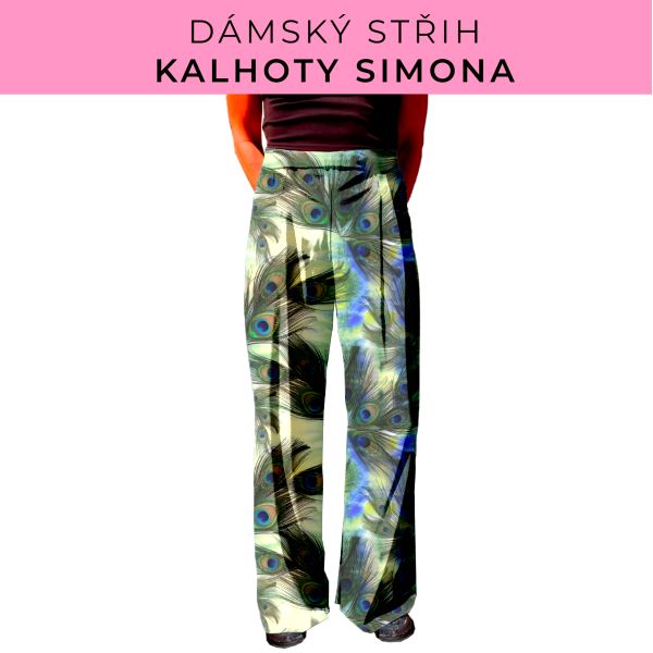 Dámský střih - kalhoty Simona