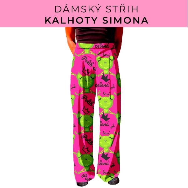 Dámský střih - kalhoty Simona