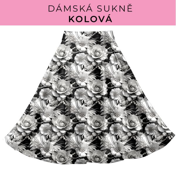 DÁMSKÝ střih - Kolová sukně