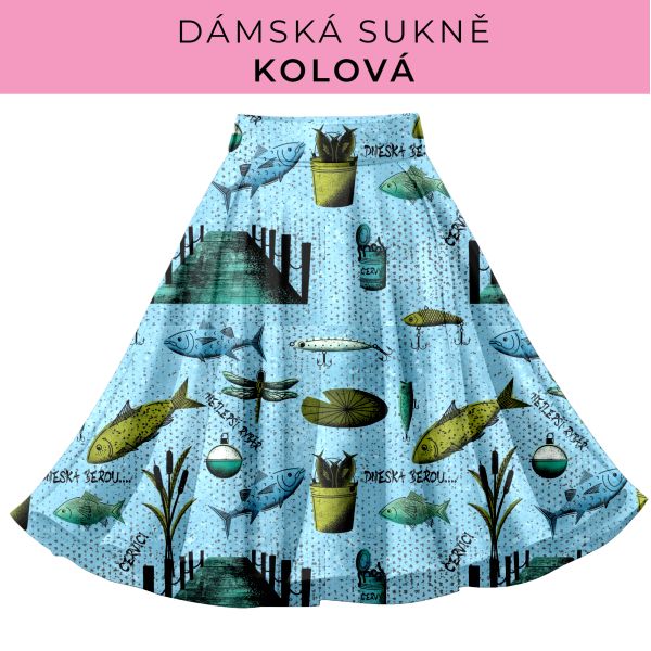 DÁMSKÝ střih - Kolová sukně