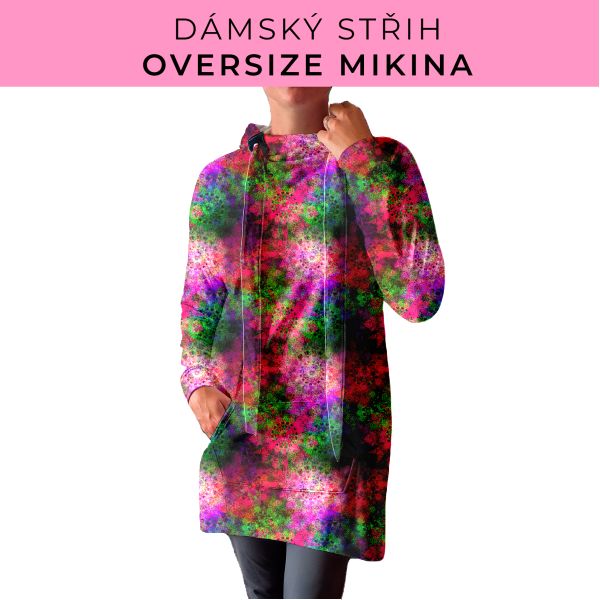 DÁMSKÝ střih - Oversize mikina