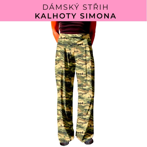 Dámský střih - kalhoty Simona
