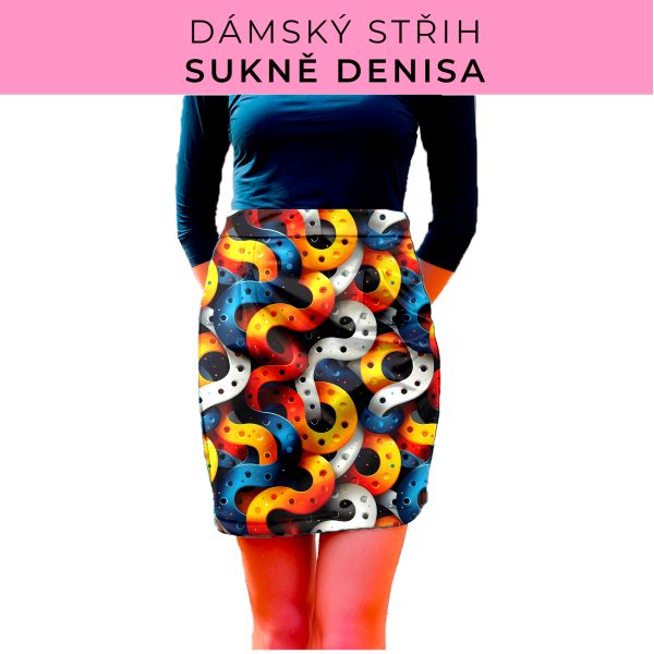 Dámský střih - Dámská sukně Denisa
