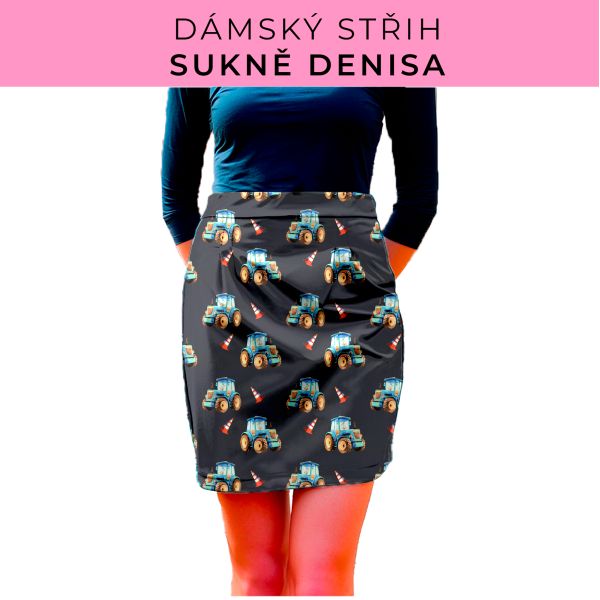 Dámský střih - Dámská sukně Denisa