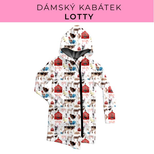 DÁMSKÝ střih - Kabátek Lotty