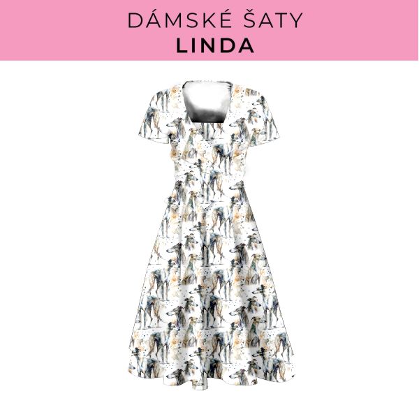 DÁMSKÝ střih - šaty Linda