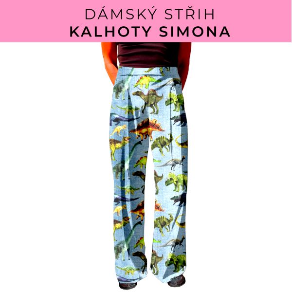 Dámský střih - kalhoty Simona