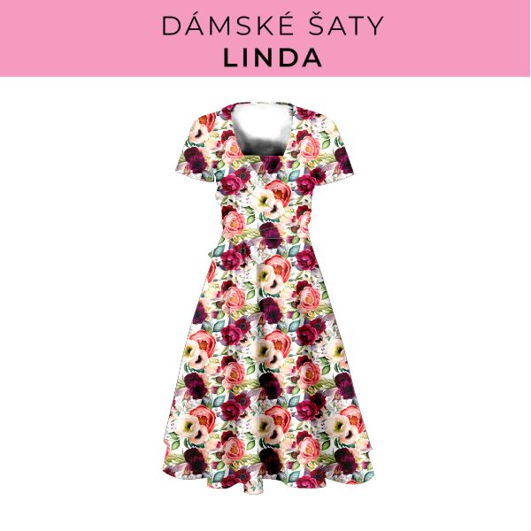 DÁMSKÝ střih - šaty Linda