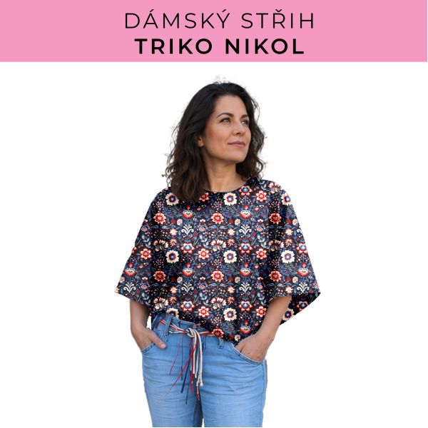 Dámský střih -  triko Nikol