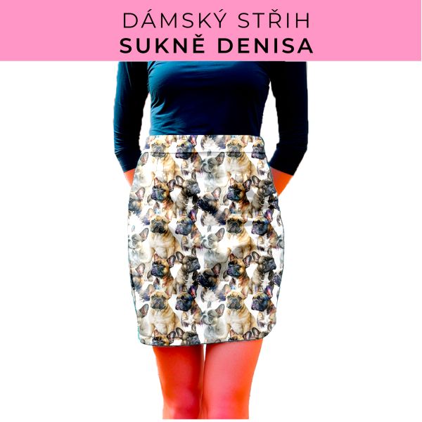 Dámský střih - Dámská sukně Denisa