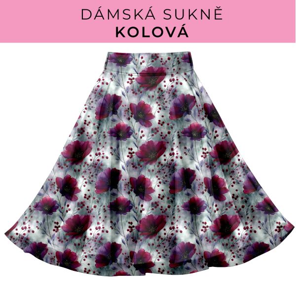 DÁMSKÝ střih - Kolová sukně