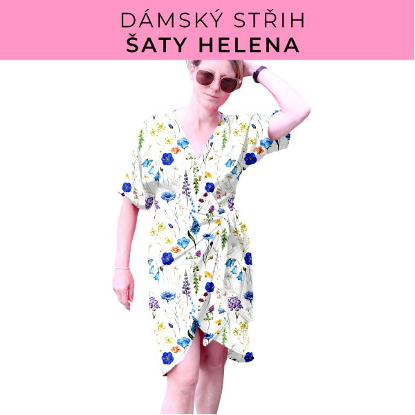 Dámský střih na šaty  Helena