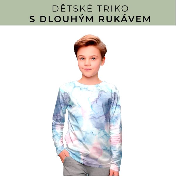DĚTSKÝ střih - triko dlouhý rukáv