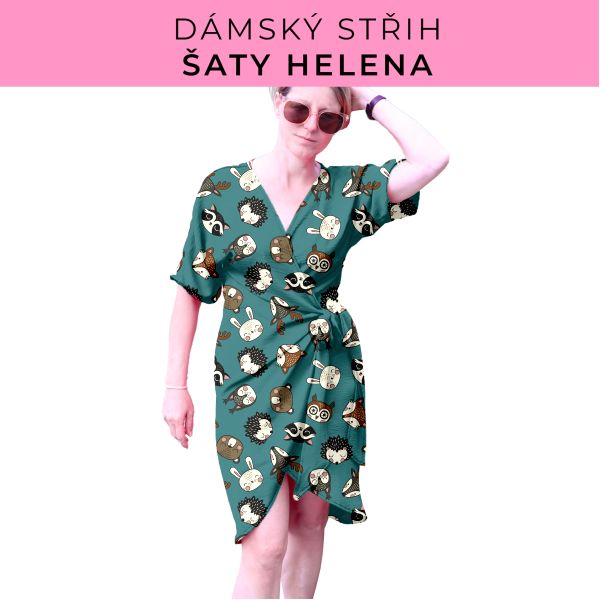Dámský střih na šaty  Helena