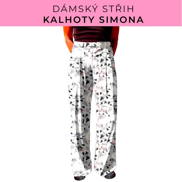 Dámský střih - kalhoty Simona