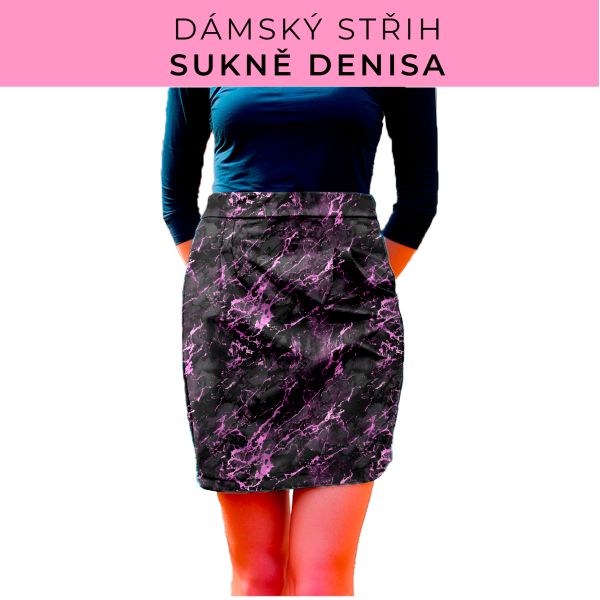 Dámský střih - Dámská sukně Denisa