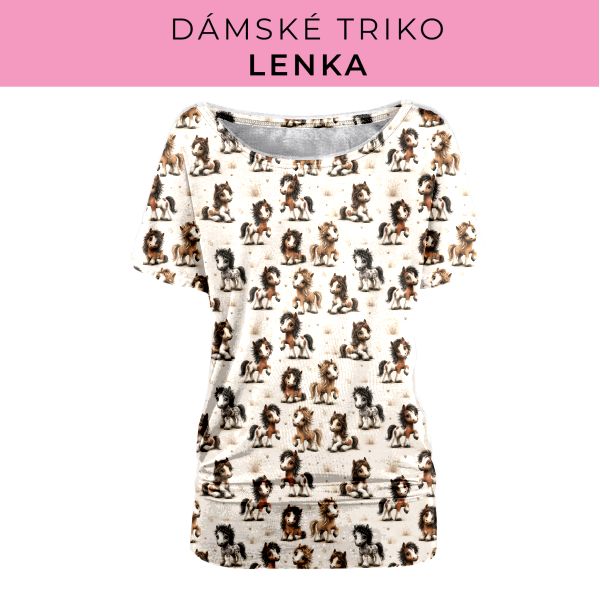 DÁMSKÝ střih - Triko Lenka