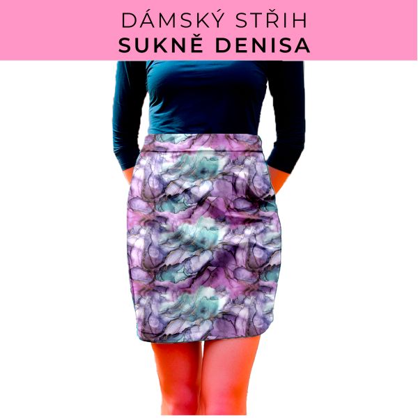 Dámský střih - Dámská sukně Denisa