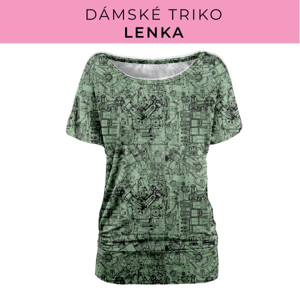 DÁMSKÝ střih - Triko Lenka