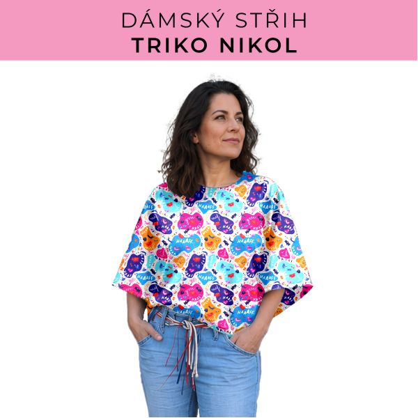 Dámský střih -  triko Nikol