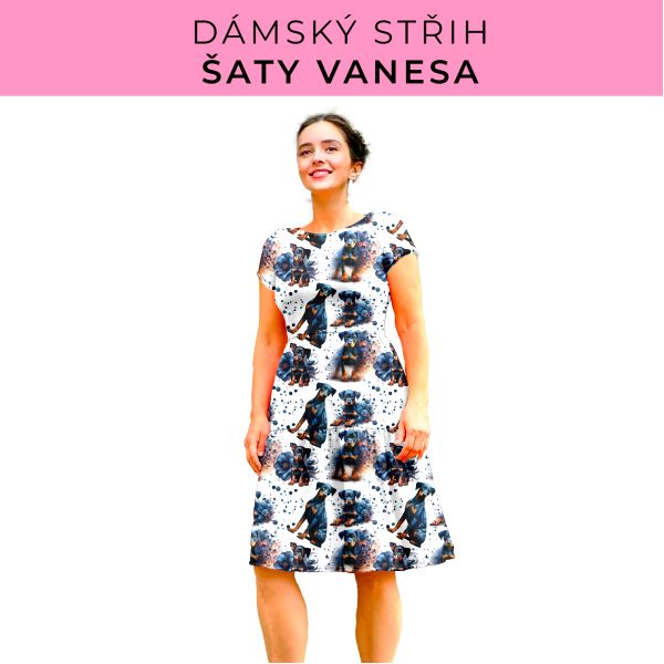 Dámský střih šaty Vanesa