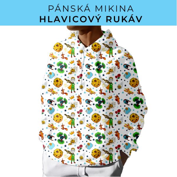 PÁNSKÝ střih - mikina s kapucí
