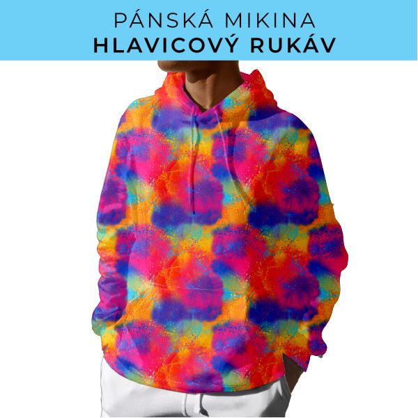 PÁNSKÝ střih - mikina s kapucí