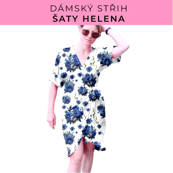 Dámský střih na šaty  Helena