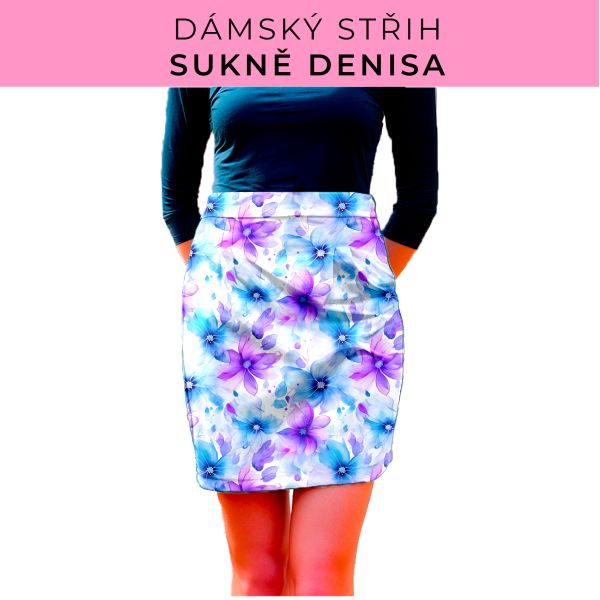 Dámský střih - Dámská sukně Denisa
