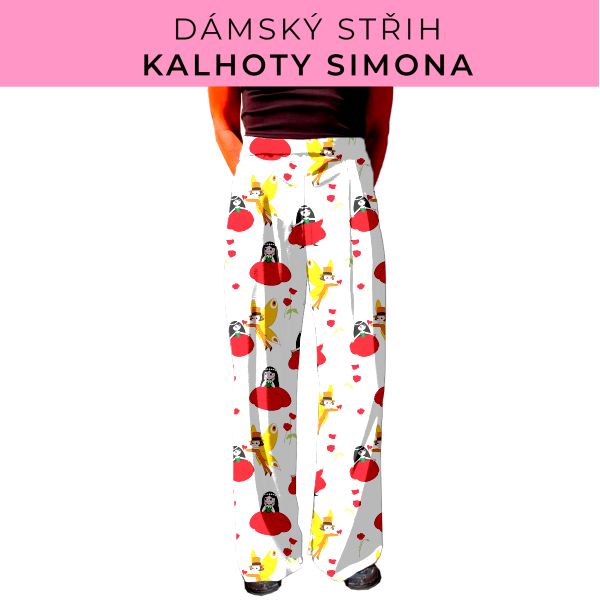 Dámský střih - kalhoty Simona