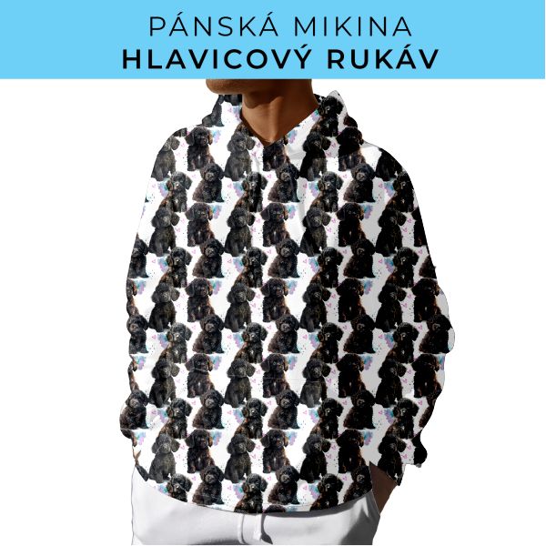 PÁNSKÝ střih - mikina s kapucí