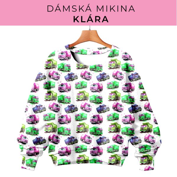 DÁMSKÝ střih - mikina Klára