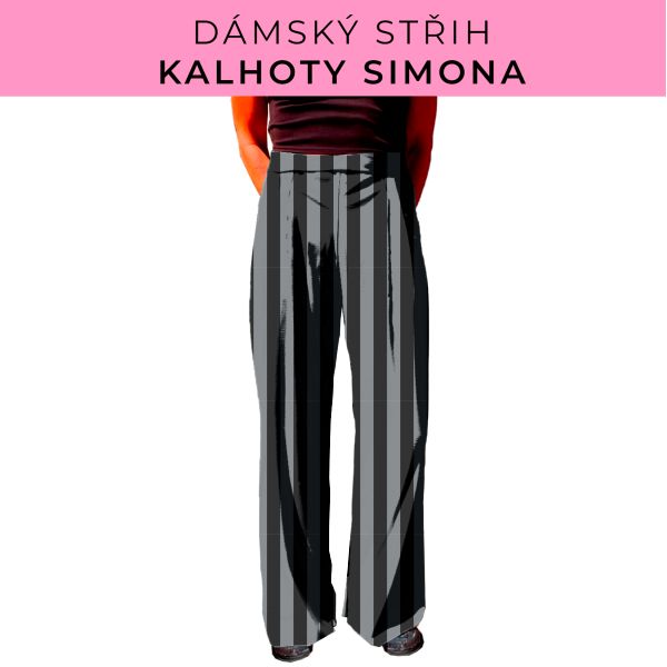Dámský střih - kalhoty Simona