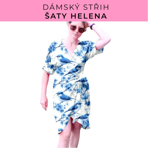 Dámský střih na šaty  Helena