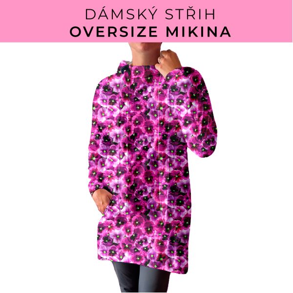 DÁMSKÝ střih - Oversize mikina