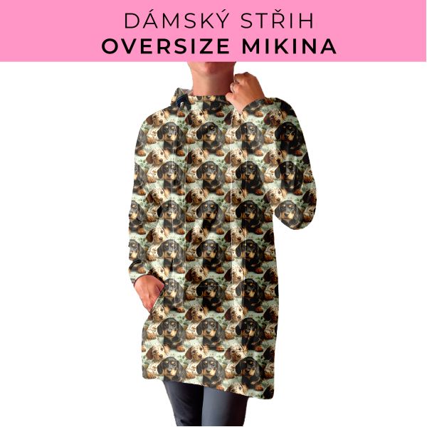 DÁMSKÝ střih - Oversize mikina