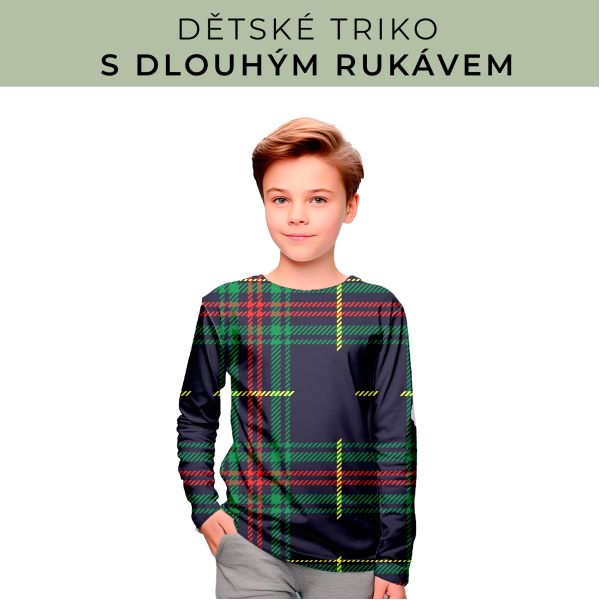 DĚTSKÝ střih - triko dlouhý rukáv