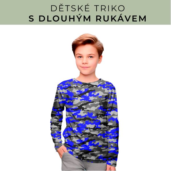 DĚTSKÝ střih - triko dlouhý rukáv