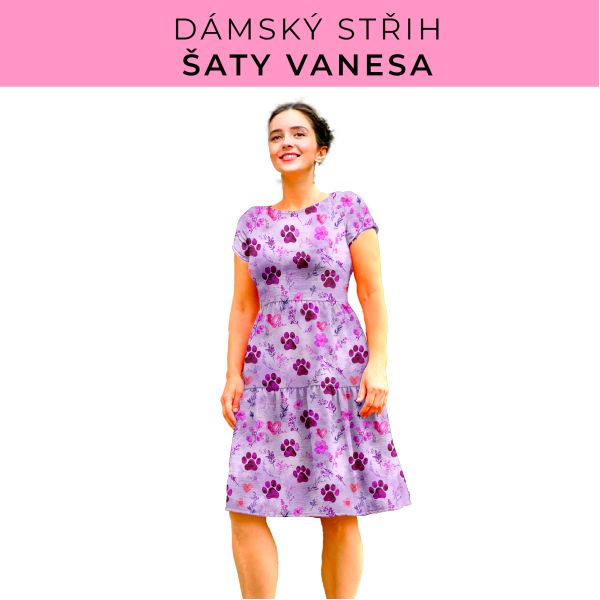 Dámský střih šaty Vanesa